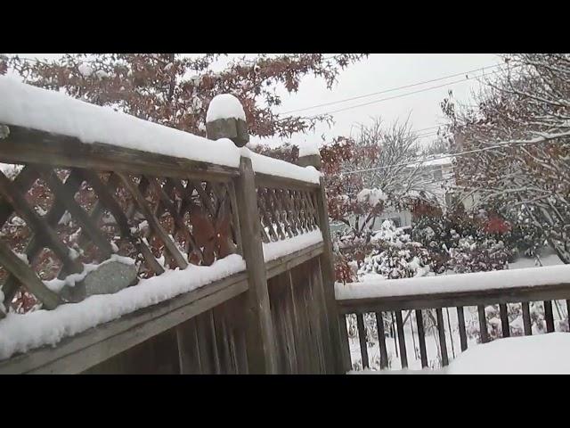 Kansas City's first snow ends