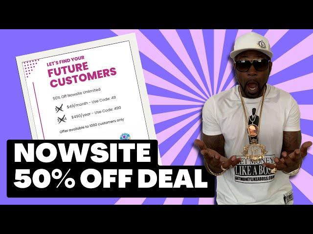 Nowsite 50% Off For a Year Deal - Nowsite Marketing | Salesflow