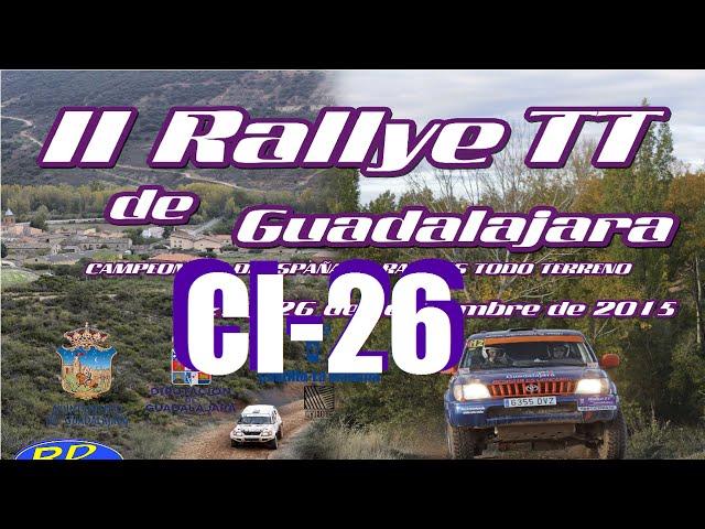 II Rallye TT Guadalajara 2015 Puesto CI-26