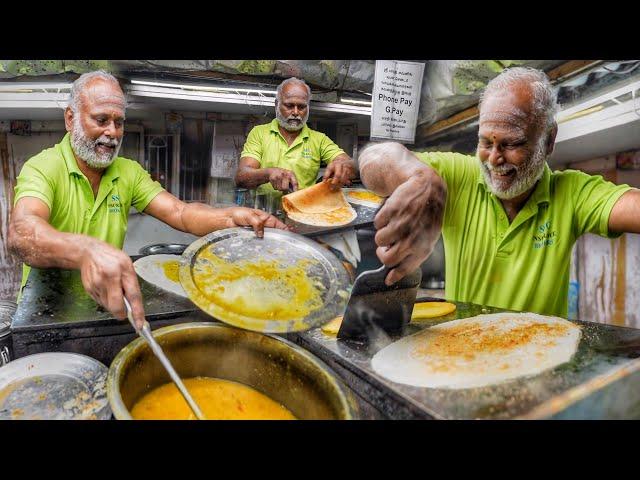 Chennai Most Famous Bharati Tiffin Centre | Only Rs.50/- | 11 Different Dosa | Street Food India