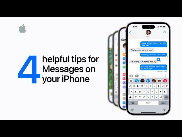 Four helpful tips for Messages on your iPhone | Apple Support