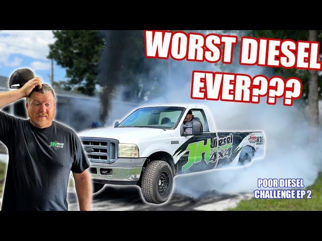 We Built The Worst Diesel Engine For The Poor Diesel Challenge... But It Rips! Do We Stand A Chance?