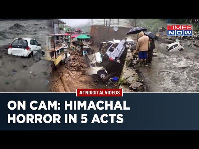 Landslides, Flash Floods: Five Moments Of Monster Monsoon Horror On Cam As Rains Ravage Himachal