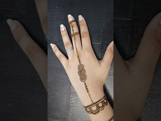 Explained - Simple and easy mehndi designs for beginners #shortvideo #shorts #bollywood #music