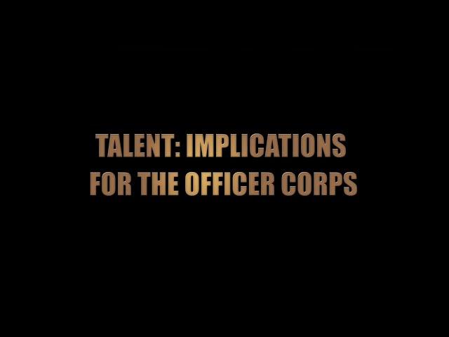 Defining U. S. Army Officer Talent