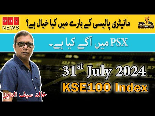 Daily Call of 31st July 2024 for #PSX #KSE100 by #KhalidSaifuddin