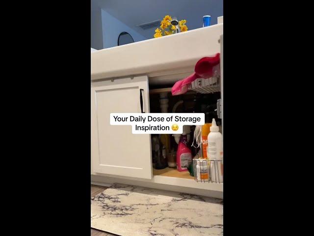 Under the Sink Organization | Sink Storage Ideas