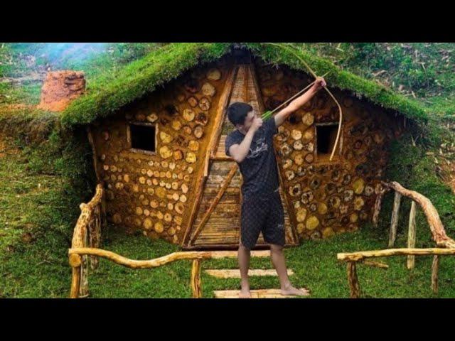 69day build cave underground house। private living room secret underground house। how to build house