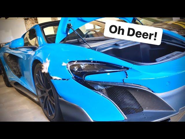 I crashed the 675LT Spider......