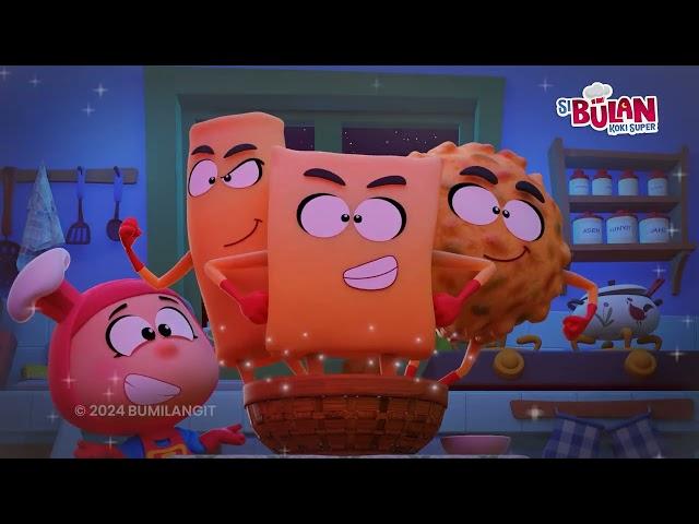 BULAN DISERANG MAKANAN JAHAT!?? | SI BULAN KOKI SUPER | ANIMASI ANAK | KARTUN LUCU | DOA ANAK