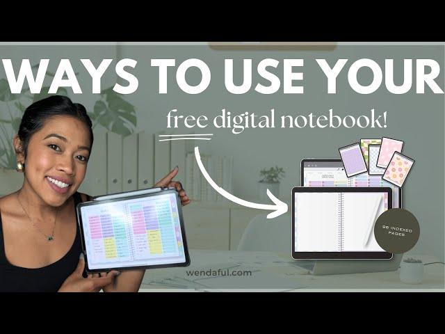 All the ways to use this free digital notebook!