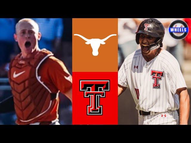 #24 Texas vs #17 Texas Tech Highlights | 2024 College Baseball Highlights