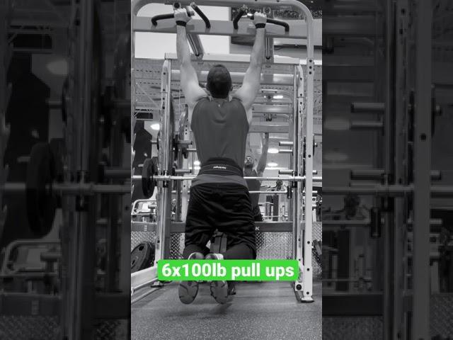 6x100lb Pull Ups