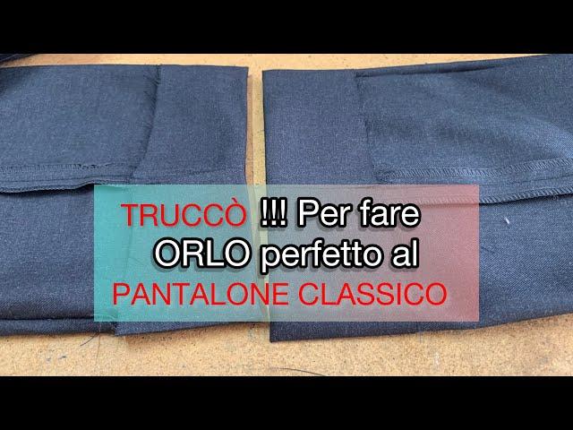 Il trucco! ORLO perfetto al PANTALONE CLASSICO! / The trick! Perfect HEM on CLASSIC TROUSERS!