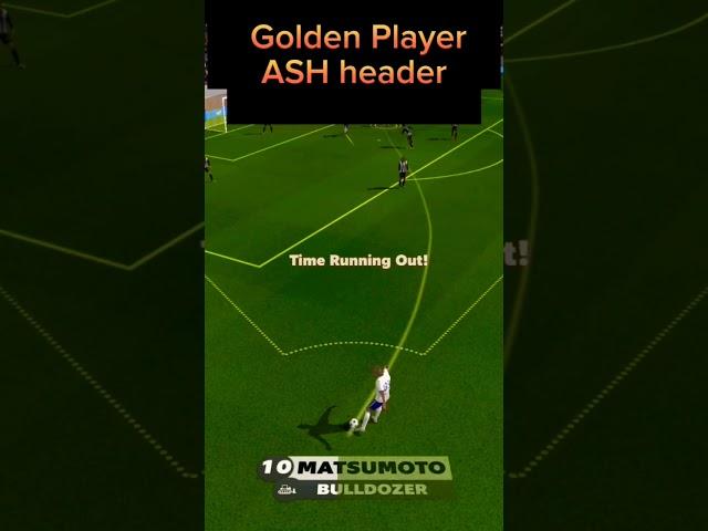 Unstoppable Golden Player ASH|VILLAIN Header Goal #shorts #scorematch2023