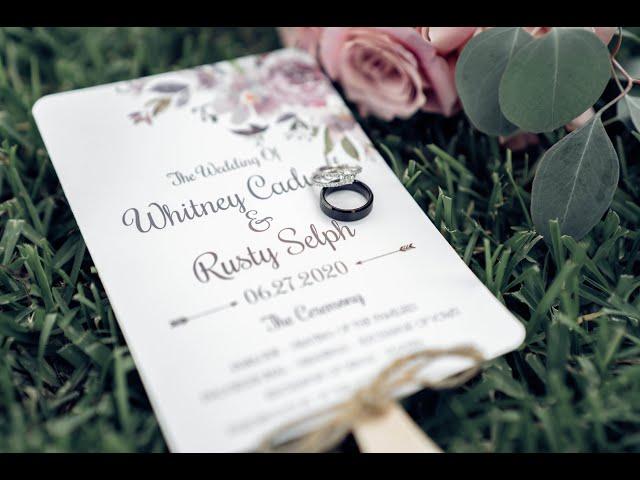 Rusty and Whitney Selph Wedding Ceremony video