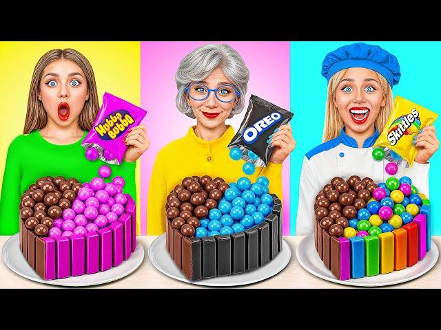 Me vs Grandma Cooking Challenge | Crazy Challenge by Candy DO