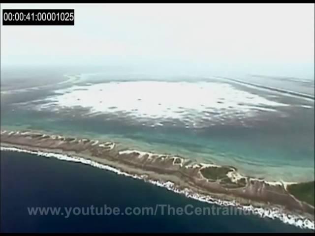 Amazing underground nuclear test in Mururoa atoll