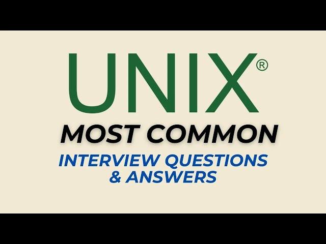 UNIX Interview Questions and Answers for 2024