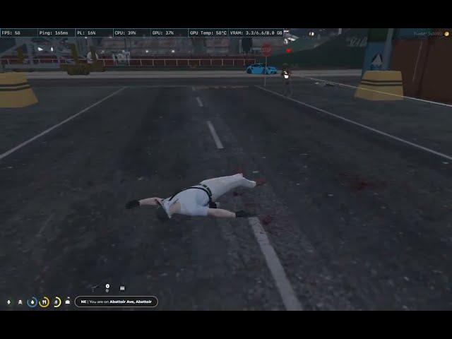 GTA V Roleplay 2 vs 1 fail wasted hahaha