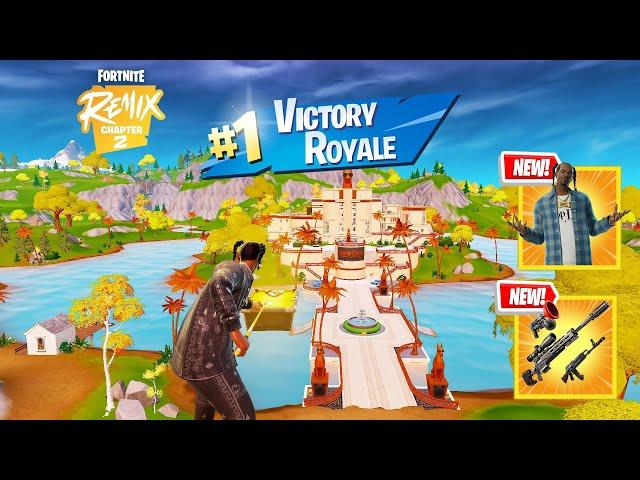 55 Elimination Solo Vs Squads "Zero Build" Gameplay Wins (Fortnite Remix chapter 2 PC)