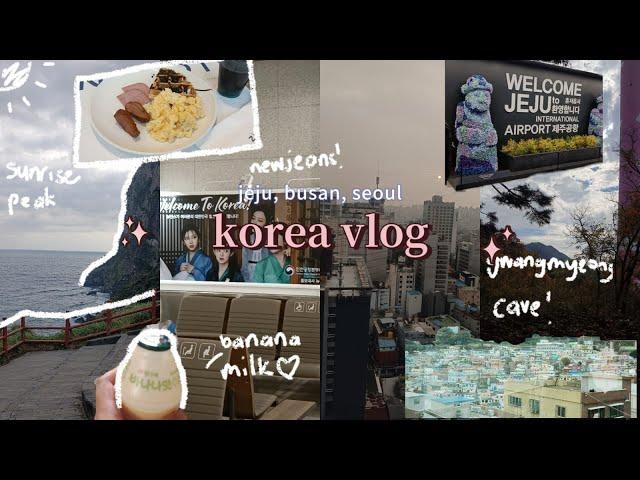 7d6n in korea vlog  || jeju, busan, seoul