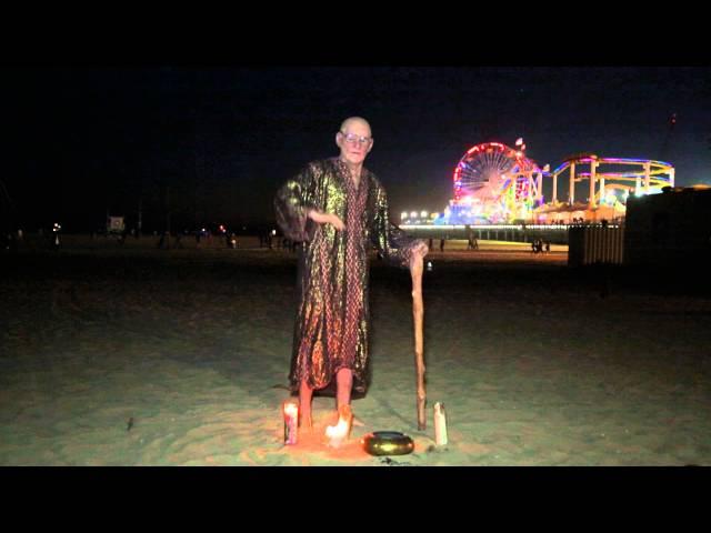 AMERICAS GOT TALENT Special Head LEVITATION Levitates at GLOW FESTIVAL on Santa Monica Beach