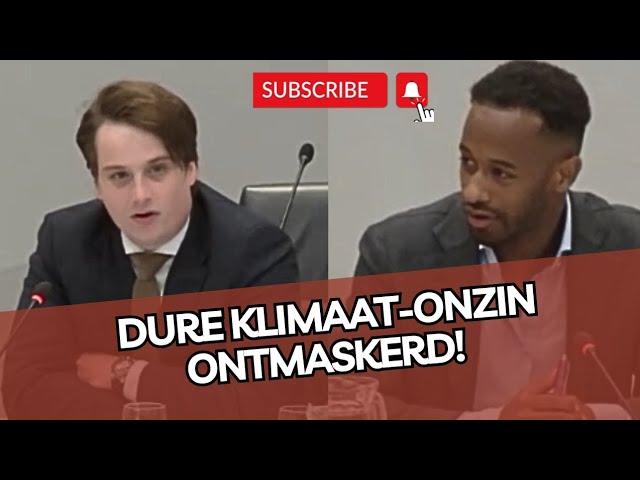 PVV'er Heutink pakt partij Timmermans aan & ONTMASKERT de dure KLIMAAT-ONZIN!