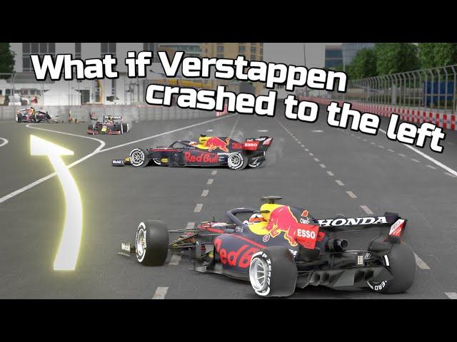 Verstappen 3D Crash Animation - F1 Azerbaijan Grand Prix 2021