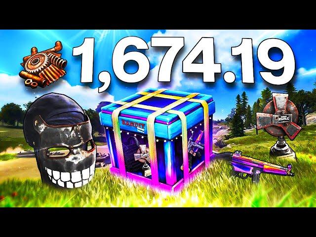 UNBOXING INSANE profit from BRAND NEW Rust Case on Bandit Camp! - Rust Gambling