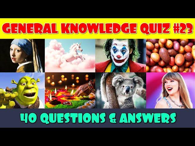 General Knowledge Trivia Quiz (Part 23)