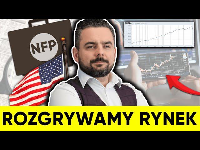 ROZGRYWAMY RYNEK (Wydarzenie NFP, Paweł Grądziuk) Live Trading Session