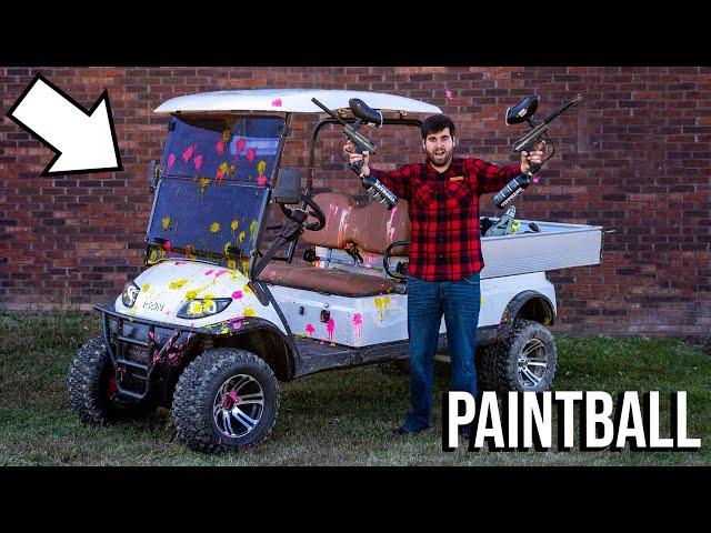 Paintball Golf Carts GONE WRONG! *NEW UNIT*