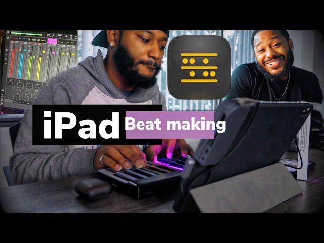 Sampling MYSELF in Beatmaker 3 (How to Make an R&B beat)