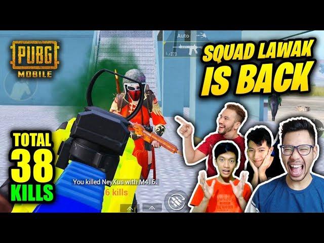 KEMBALINYA SQUAD LAWAK RATAKAN ERANGEL - PUBG MOBILE INDONESIA