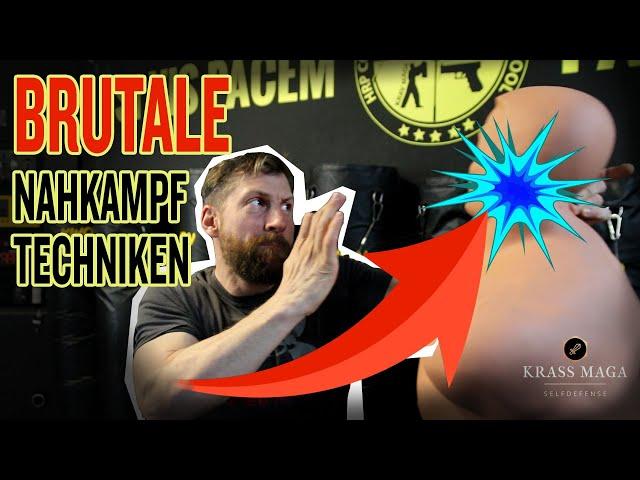 Brutale Nahkampf Techniken Krav Maga erklärt - offene Hand Techniken für den Straßenkampf