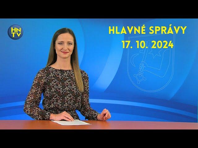 Hlavné správy 17. 10. 2024