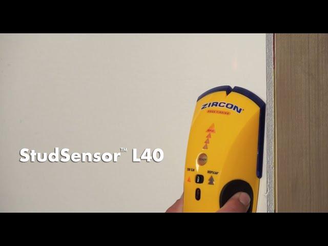 Zircon StudSensor L40 Edge Finding Stud Finder