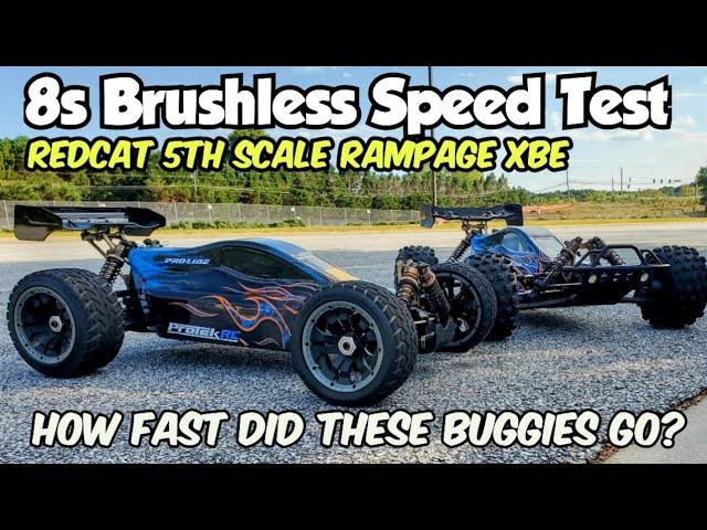 Fastest RC 5th Scale Buggies  | Redcat Rampage XBE 8s Speed Runs