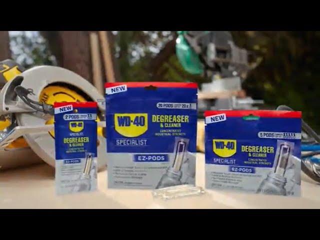 New! WD-40 Specialist Degreaser and Cleaner EZ-Pods – 30s duration