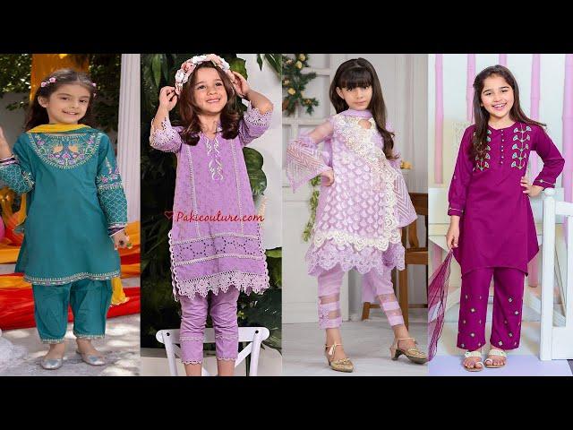 Latest Shalwar Kameez Designs Ideas For Kids baby Girls Summer Special 2022 | THE FASHION WORLD