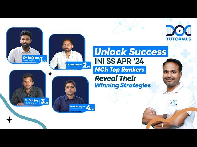 INI SS April '24 MCh Exam Success: Top Rankers Share Their Winning Strategies with Dr Rajamahendran