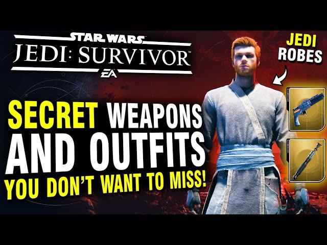 Star Wars Jedi Survivor - Secret Weapons and Outfits You Don't Want To Miss!