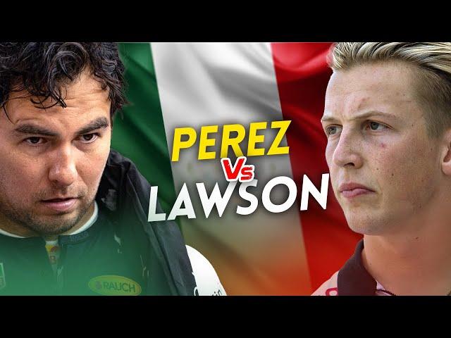 Sergio Perez VS Liam Lawson!