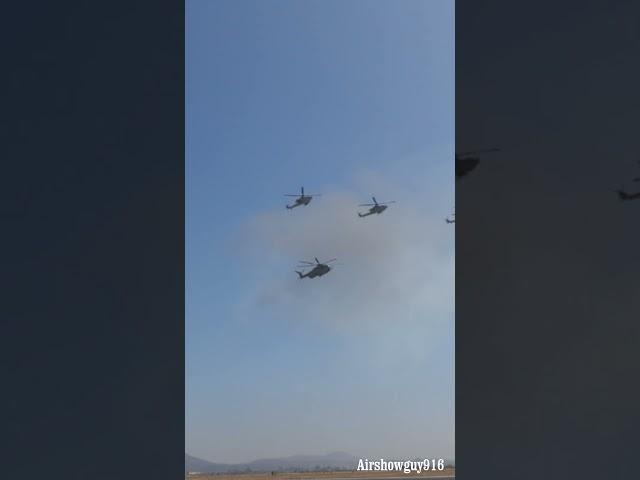 Massive Military Helicopter Demonstration. Miramar. Friday 2024.