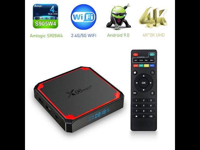 Utocin X96 MINI PLUS Amlogic S905W4 1GB 8GB  2GB 16GB Option Android 9.0 Dual WiFi 2.4GHz 5GHz