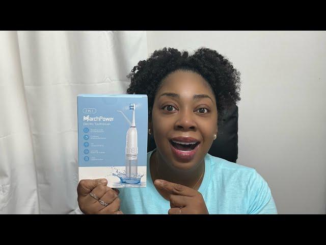 Amazon MARCH POWER Portable Electric 2-N-1 Toothbrush & Water Flosser Review!