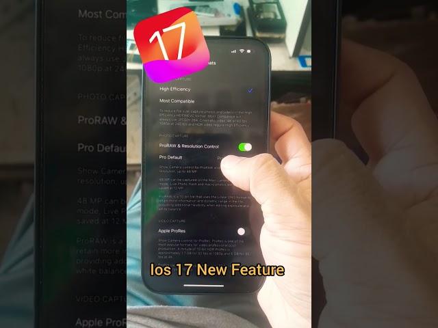 Ios 17 New Feature | Camera Setting | IPhone 14 Pro Max Ios 17 Settings