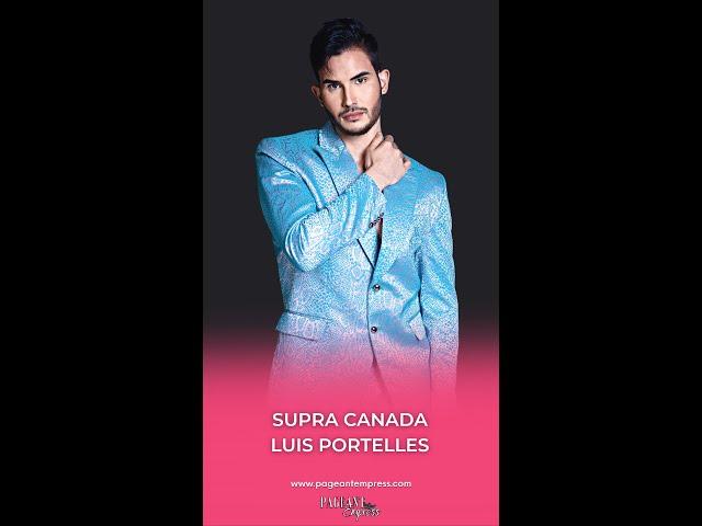 Mister Supranational Canada 2023 Luis Portelles #shorts #mistersupranational #beautypageant