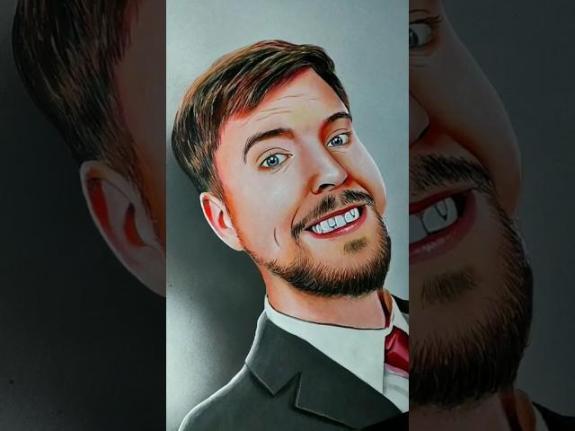 I Draw @MrBeast | 3D Art Drawing #shorts #youtubeshorts #mrbeast #art #drawing #rahiljindran